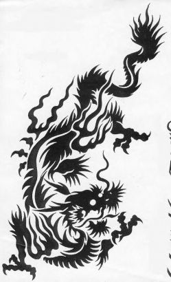 Tribal Dragon Tattoos